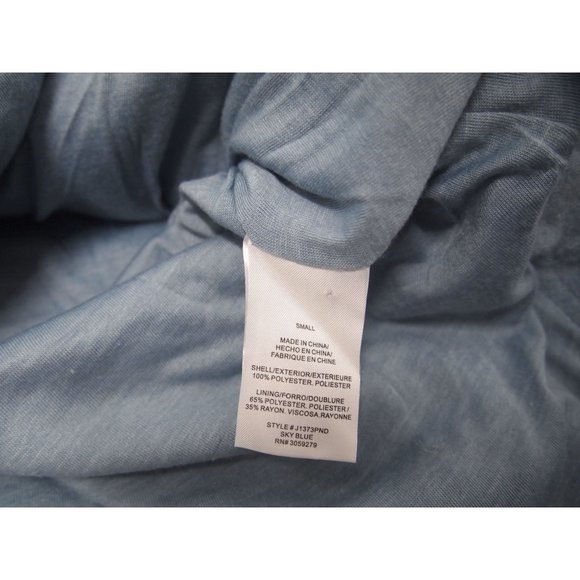 Thread & Suppy Nordstrom Womens Longline Sweatshirt Knit Shacket S Sky Blue - Picture 10 of 10